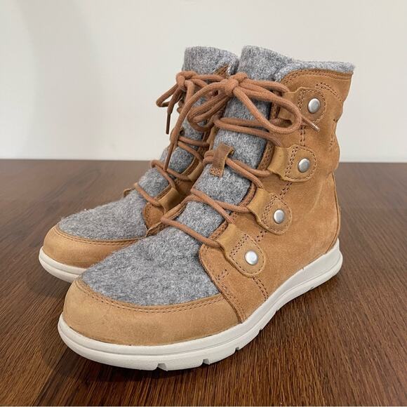 Sorel Explorer Joan Winter Boot in Camel Brown Women’s Size 6 - Picture 9 of 14